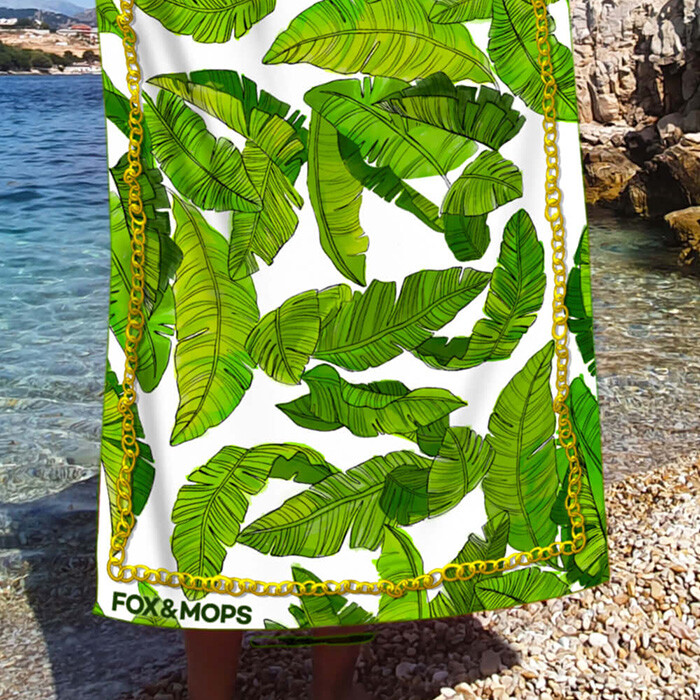Плажна хавлия - Бананови листа