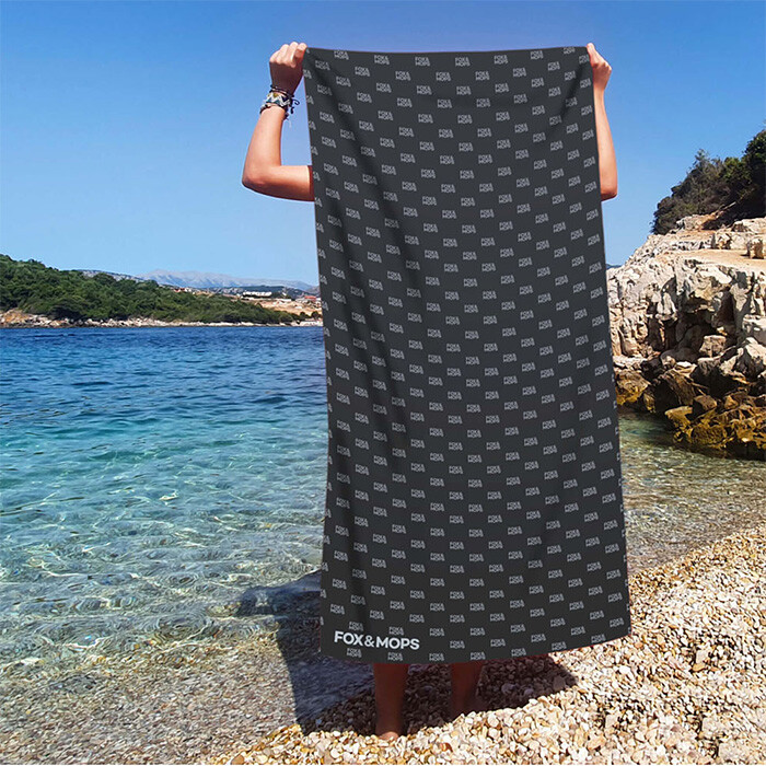 Плажна хавлия - Лого FM