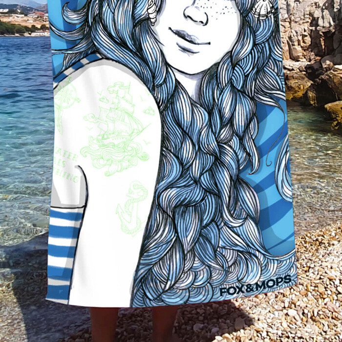 Плажна хавлия - Русалка