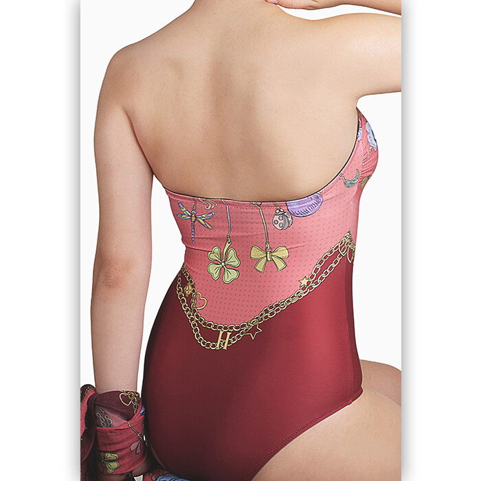 Бански от колекцията Талисман "Bourgundy" -  цял бански