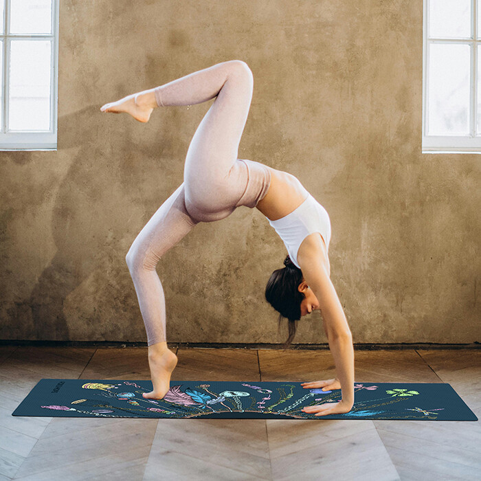 Колекция Тъмнозелен Талисман - Постелка за спорт